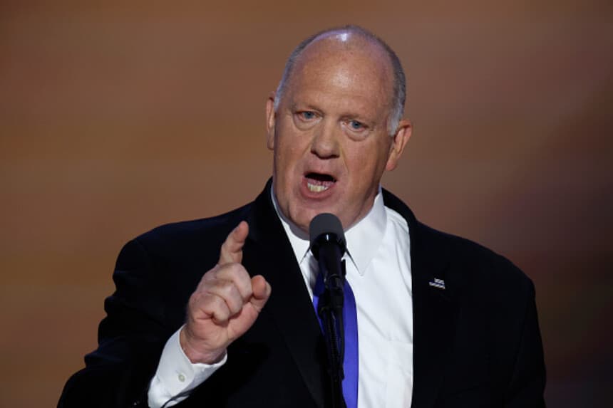El exdirector interino del Servicio de Inmigración y Control de Aduanas, Thomas Homan (Somodevilla/Getty Images).