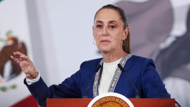 Sheinbaum dice que en México el único que gobierna es el pueblo y no los cárteles de la droga