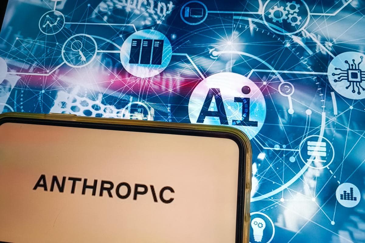 Anthropic es una empresa estadounidense de inteligencia artificial (IA) fundada en 2021. Desarrolla Claude, una familia de grandes modelos lingüísticos, y también es conocida por sus investigaciones en materia de seguridad de la IA, en particular la interpretabilidad. (Riccardo Milani/Hans Lucas a través de AFP a través de Getty Images).