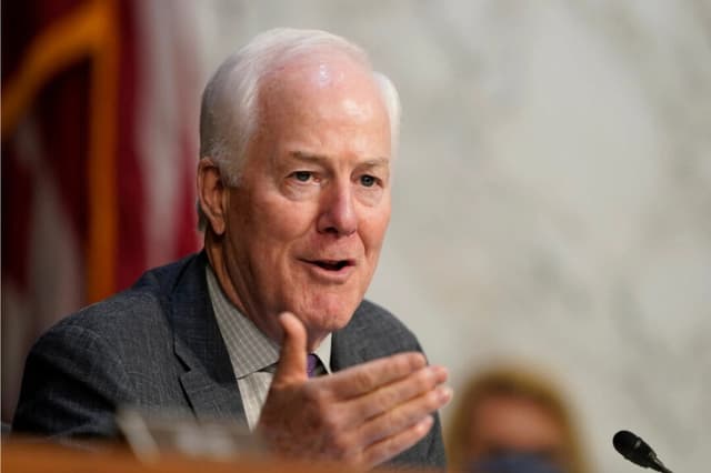Sen. John Cornyn habla en el Capitolio el 14 de octubre de 2020.  (Susan Walsh-Pool/Getty Images)
