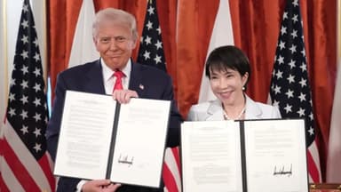 Trump reafirma alianza "sólida como una roca" entre EE. UU. y Japón en conversación con Takaichi