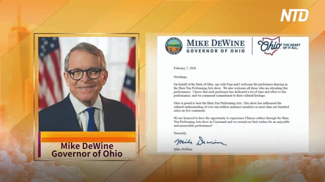 Gobernador de Ohio da la bienvenida a Shen Yun en su regreso al estado