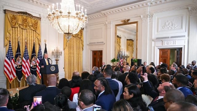 Trump celebra el centenario del Mes de la Historia Afroamericana
