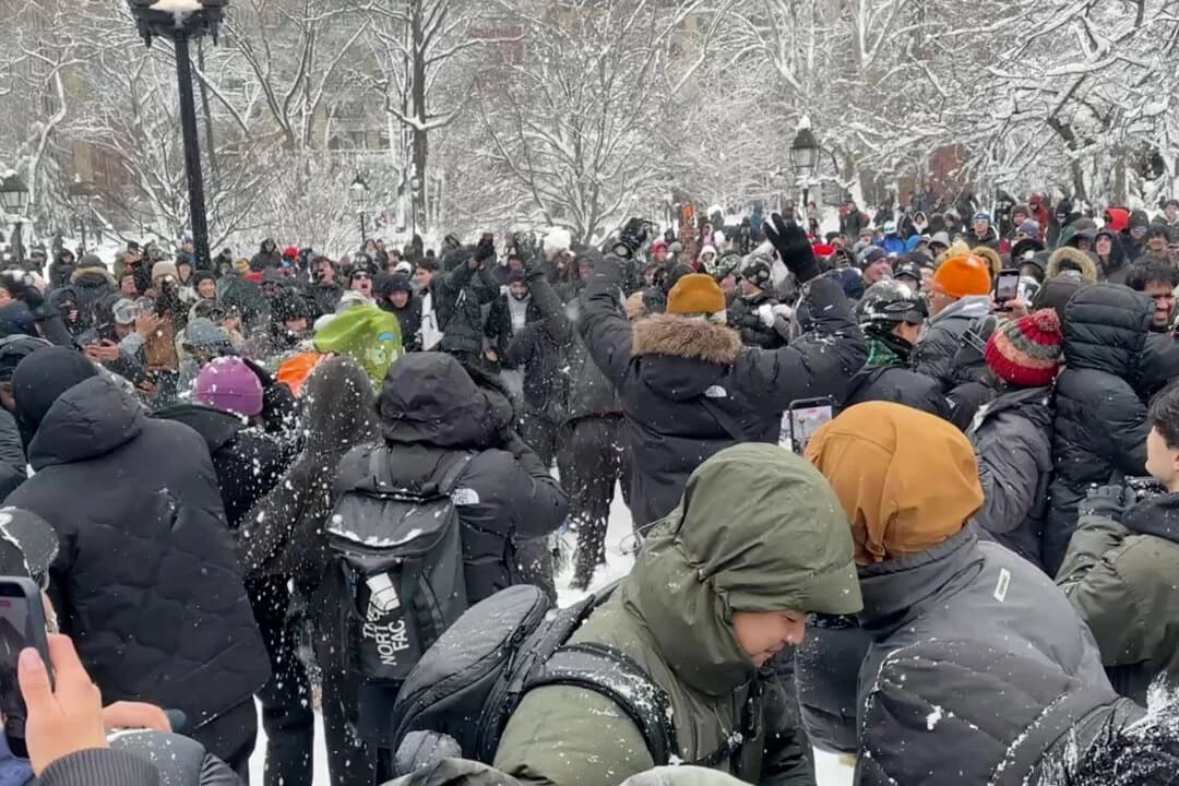 Fiscalía retira cargos por agresión contra hombre detenido por lanzar bolas de nieve a la policía de NY