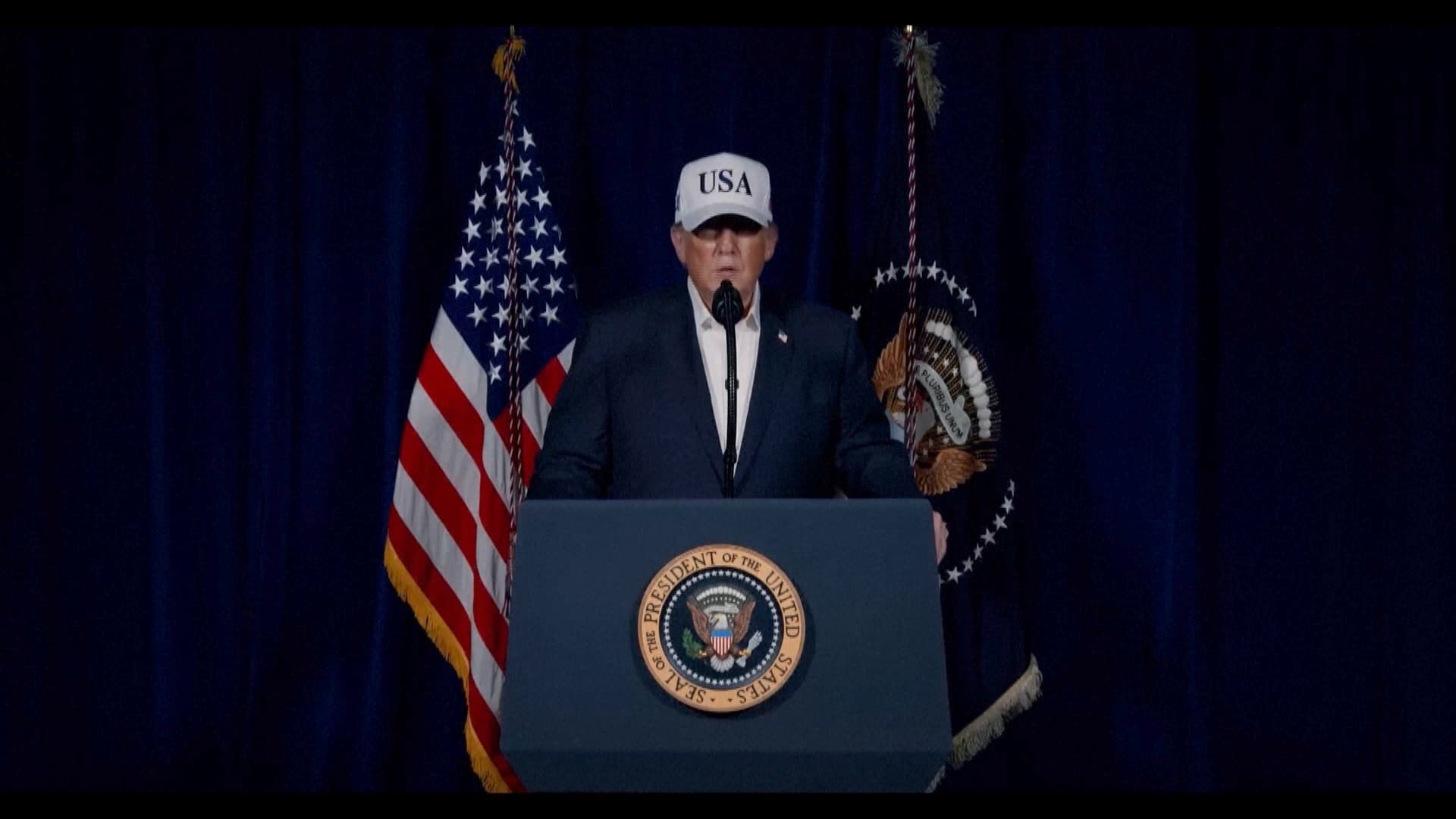 El presidente Donald Trump en un video publicado el 28 de febrero de 2026. (@realDonaldTrump vía Truth Social)