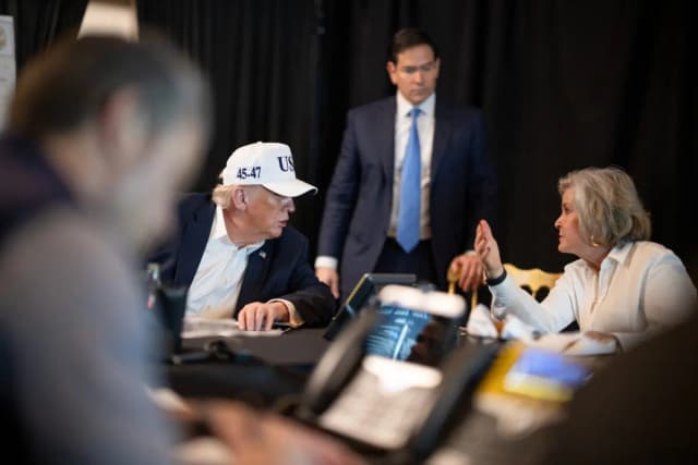 El presidente Donald J. Trump supervisa las operaciones militares estadounidenses en Irán: Operación Epic Fury, el 28 de febrero de 2026. (Casa Blanca)