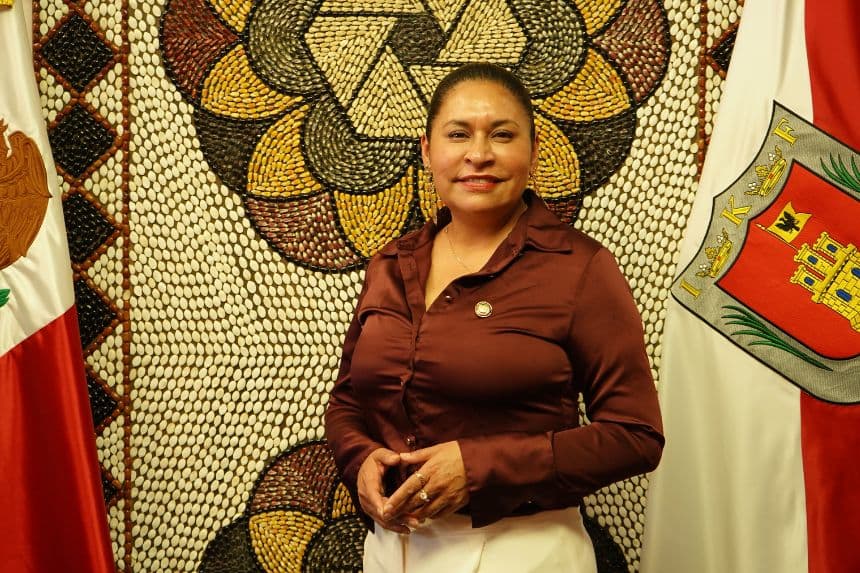 La senadora mexicana Ana Lilia Rivera Rivera. (The Epoch Times)