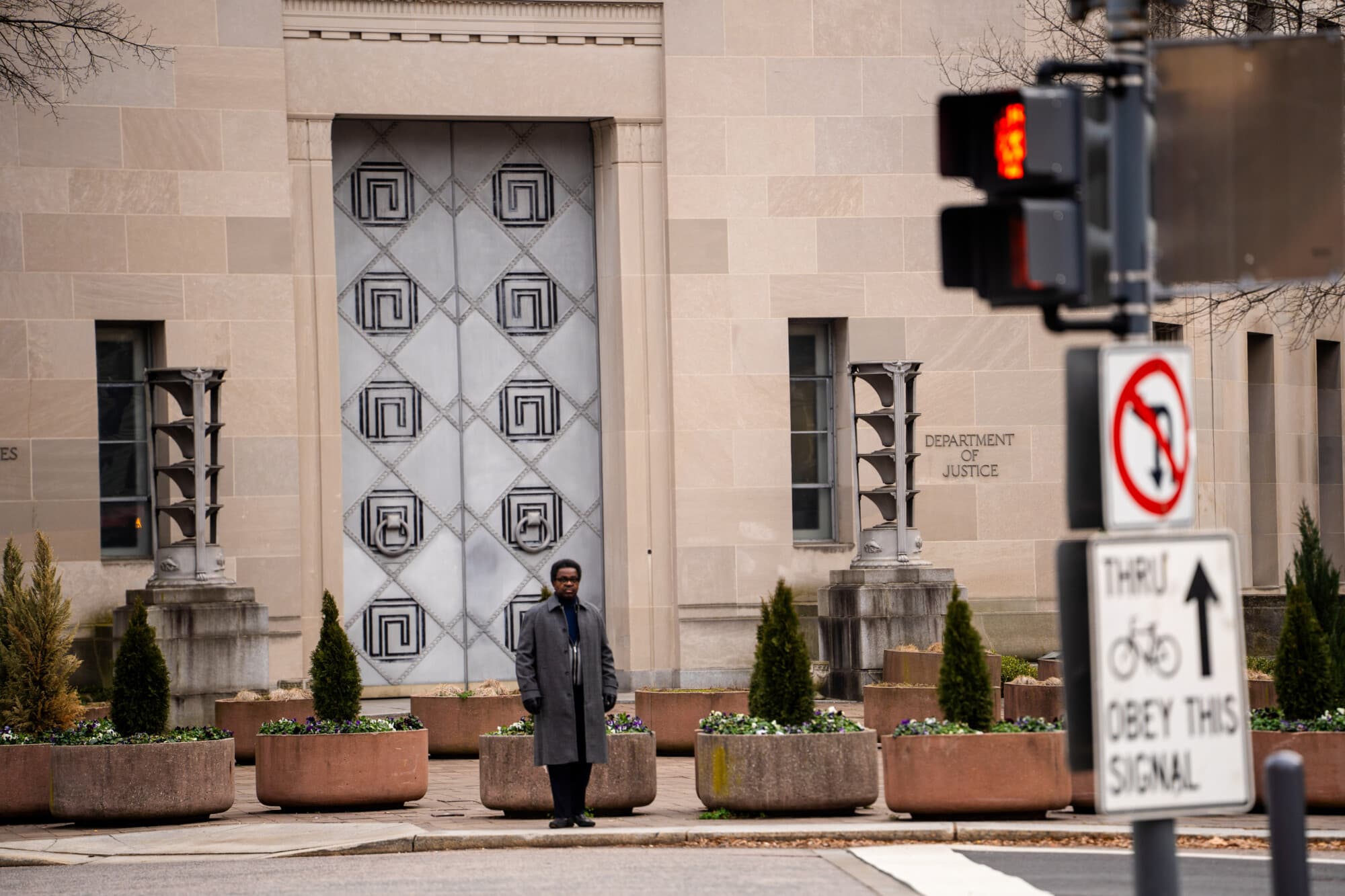 El Departamento de Justicia de Estados Unidos en Washington el 6 de enero de 2026. (Madalina Kilroy/The Epoch Times)