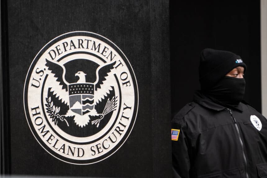 Estados Unidos Servicio de Inmigración y Control de Aduanas del Departamento de Seguridad Nacional en Washington el 17 de febrero de 2026. (Madalina Kilroy/The Epoch Times)