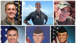 El Pentágono identifica a 6 aviadores fallecidos en accidente de avión en Irak