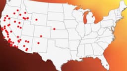 Ola de calor se extiende hacia el oeste mientras la ola de frío persiste en el este y el sur profundo
