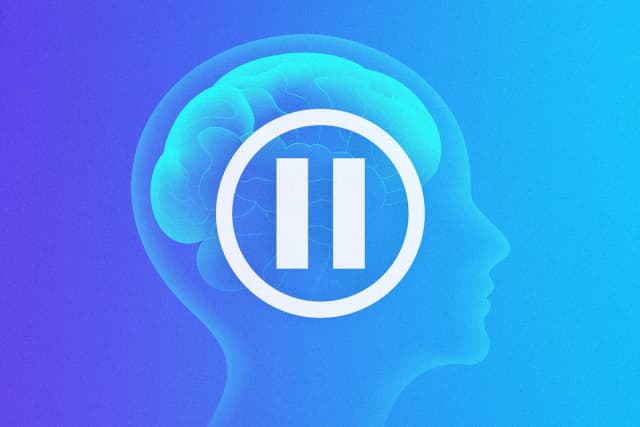 Un cerebro en pausa.(Ilustración de The Epoch Times, Shutterstock).