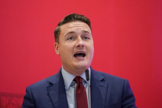 El secretario de Salud del Reino Unido, Wes Streeting, en Durham, Inglaterra, el 28 de febrero de 2026. (Ian Forsyth/Getty Images)