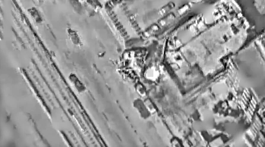 Ataque contra fuerzas de Basij que operaban en más de 10 posiciones diferentes en todo Teherán, Irán, el 17 de marzo de 2026. (Fuerzas de Defensa de Israel)