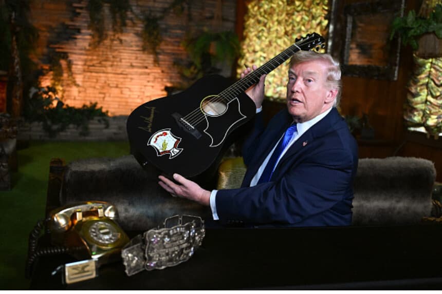 Trump visita Graceland y expresa su admiración por Elvis Presley