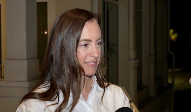 La representante estatal electa de Florida, Emily Gregory, en North Palm Beach, Florida, el 24 de marzo de 2026, en un fotograma de un video. (CNN/The Epoch Times)
