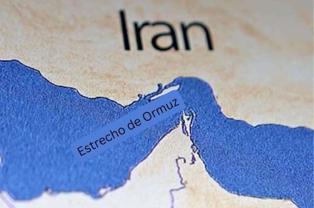 Un mapa muestra el estrecho de Ormuz. (Dado Ruvic/Ilustración/Reuters).