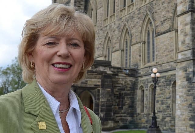 La diputada liberal Judy Sgro en Parliament Hill en Ottawa en una foto de archivo. (Matthew Little/The Epoch Times)