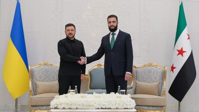 Ucrania y Siria debaten una mayor cooperación en materia de seguridad contra enemigos comunes, Irán y Rusia
