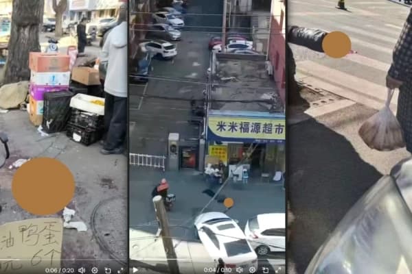 Un ataque con arma blanca deja varios muertos y heridos en Shenyang, provincia de Liaoning (China), el 4 de abril de 2026. (Captura de pantalla del video/The Epoch Times)
