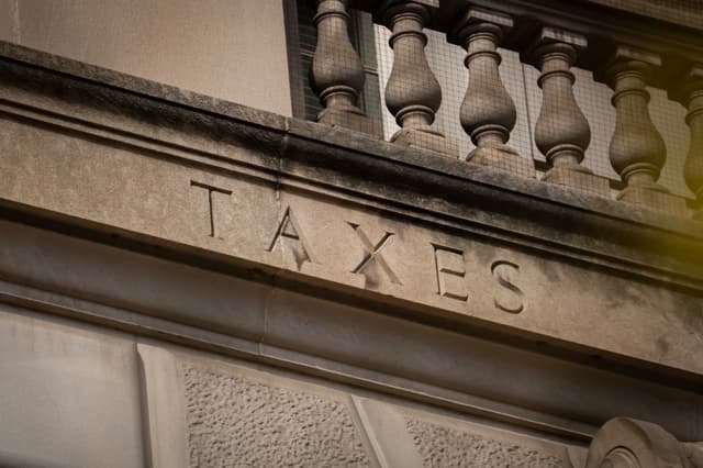 El Servicio de Impuestos Internos, en Washington, 10 de marzo de 2025.  (Madalina Vasiliu/The Epoch Times)