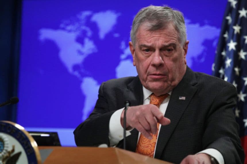 Encargado para Latinoamérica del Departamento de Estado de Estados Unidos, Michael Kozak, en la sala de prensa del Departamento de Estado el 13 de marzo de 2019 en Washington, D.C. (Alex Wong/Getty Images)