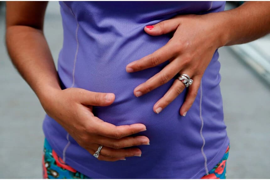 Una mujer embarazada, en una fotografía de archivo sin fecha. (Ulises Ruiz/AFP vía Getty Images)