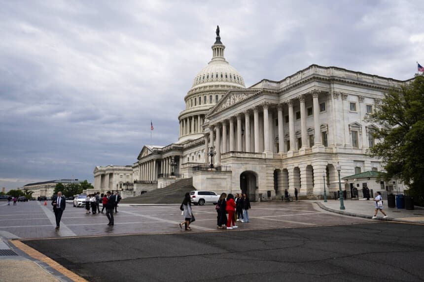 El edificio del Capitolio de Estados Unidos el 22 de abril de 2026. (Madalina Kilroy/The Epoch Times).