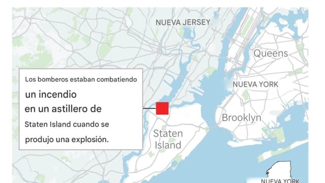 Un muerto y 36 heridos tras una explosión en un astillero de Nueva York