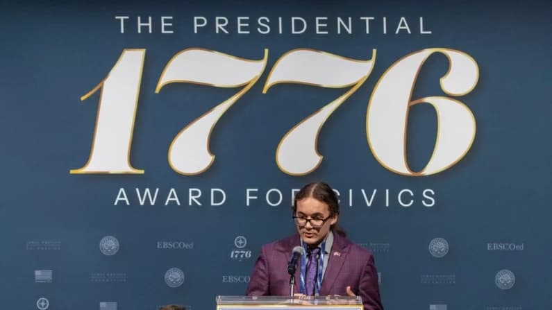 Estudiantes alcanzan el escenario nacional para el 250.º aniversario de Estados Unidos