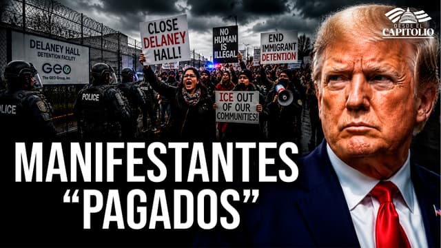 Imagen de Trump acusa a protestas en Nueva Jersey de ser PAGADAS | Arrestan chinos camuflados en la frontera
