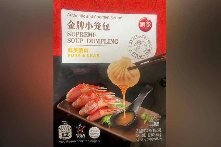 Uno de los productos retirados de Synear Foods USA LLC. (Cortesía del USDA)
