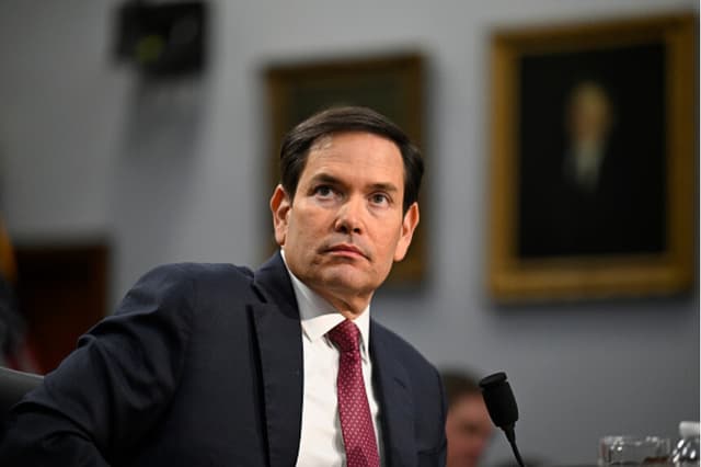 El secretario de Estado, Marco Rubio, compareció ante el Comité de Asignaciones de la Cámara de Representantes, específicamente ante el Subcomité de Seguridad Nacional, Departamento de Estado y Programas Relacionados, en el Edificio de Oficinas Rayburn de la Cámara de Representantes el 21 de mayo de 2025 en Washington, D.C. (John McDonnell/Getty Images).