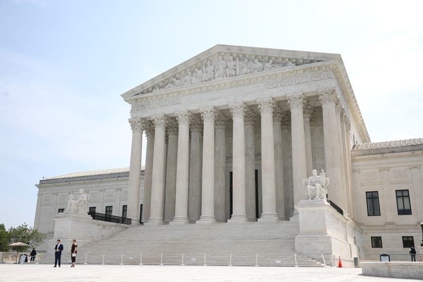 La Corte Suprema de Estados Unidos, el 11 de junio de 2026 en Washington, DC. (Kevin Dietsch/Getty Images)