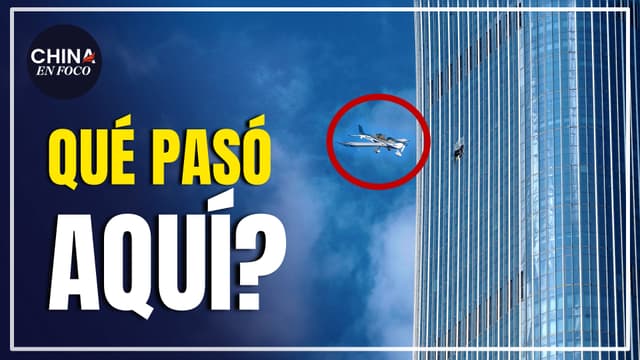 Imagen de Avioneta invade espacio más restringido de China y choca contra centro financiero. ¿Qué sabemos?