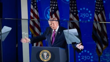 Trump se dirigirá a la multitud el 4 de julio antes de un espectáculo de fuegos artificiales sin precedentes