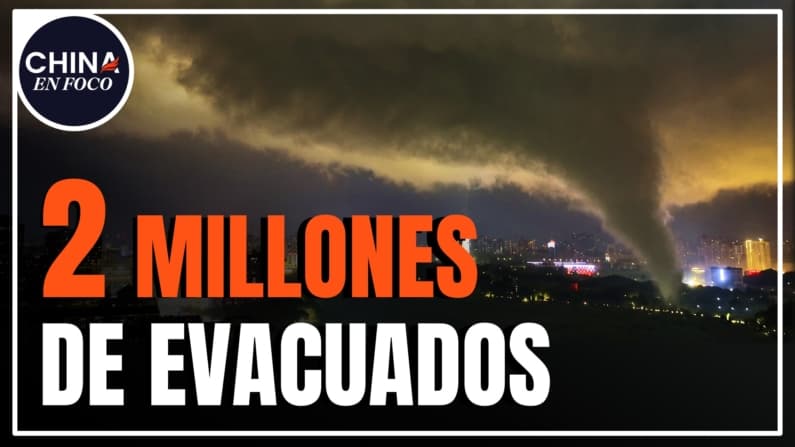 2 millones de evacuados en China por paso de megatormenta