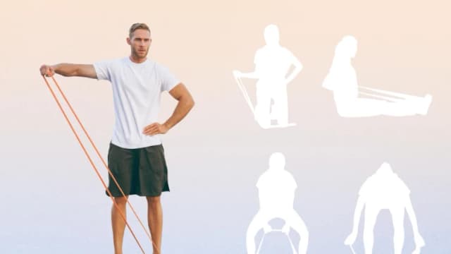 12 ejercicios con banda elástica para fortalecer la parte inferior del cuerpo