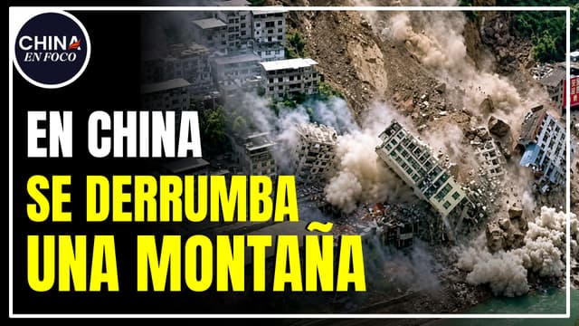 Imagen de Se derrumba una montaña en China: Se desconoce la cantidad de víctimas