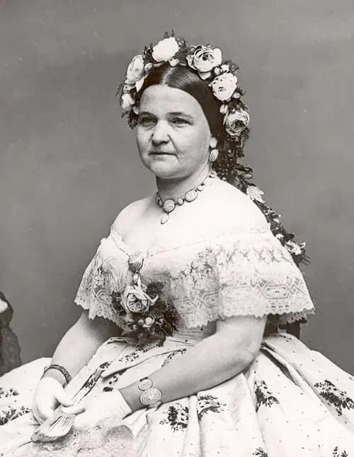 Mary Ann (de soltera Todd) Lincoln. Mucho antes de llegar a la Casa Blanca, fue una fuerza impulsora detrás de la carrera política de su esposo. (Dominio público)