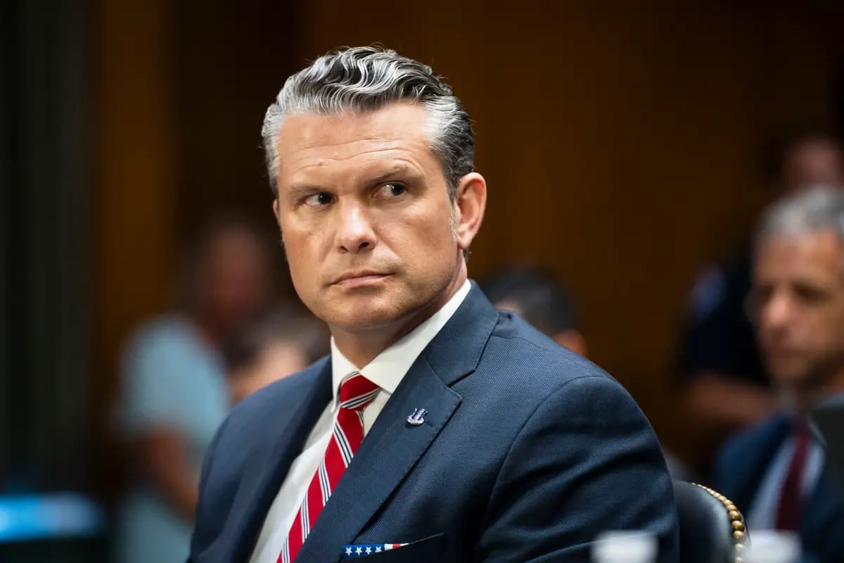 El secretario de Guerra, Pete Hegseth, rinde testimonio ante el Comité de Asignaciones del Senado en Washington el 21 de julio de 2026. (Madalina Kilroy/The Epoch Times).