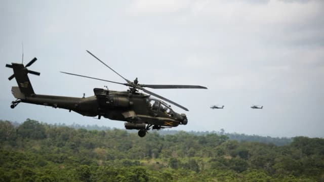 Dos muertos en accidente de helicóptero militar en Texas