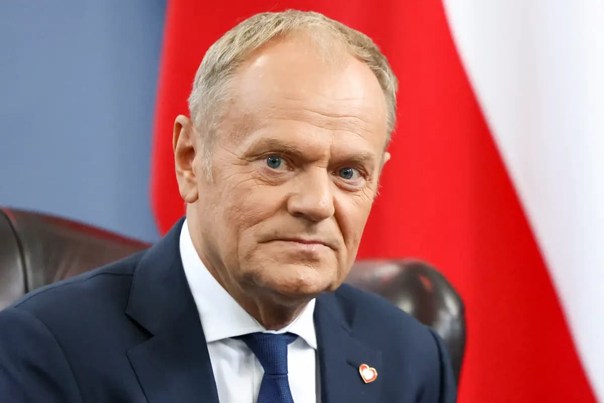 El primer ministro polaco, Donald Tusk, en Londres el 27 de mayo de 2026. (Jack Taylor/Reuters)