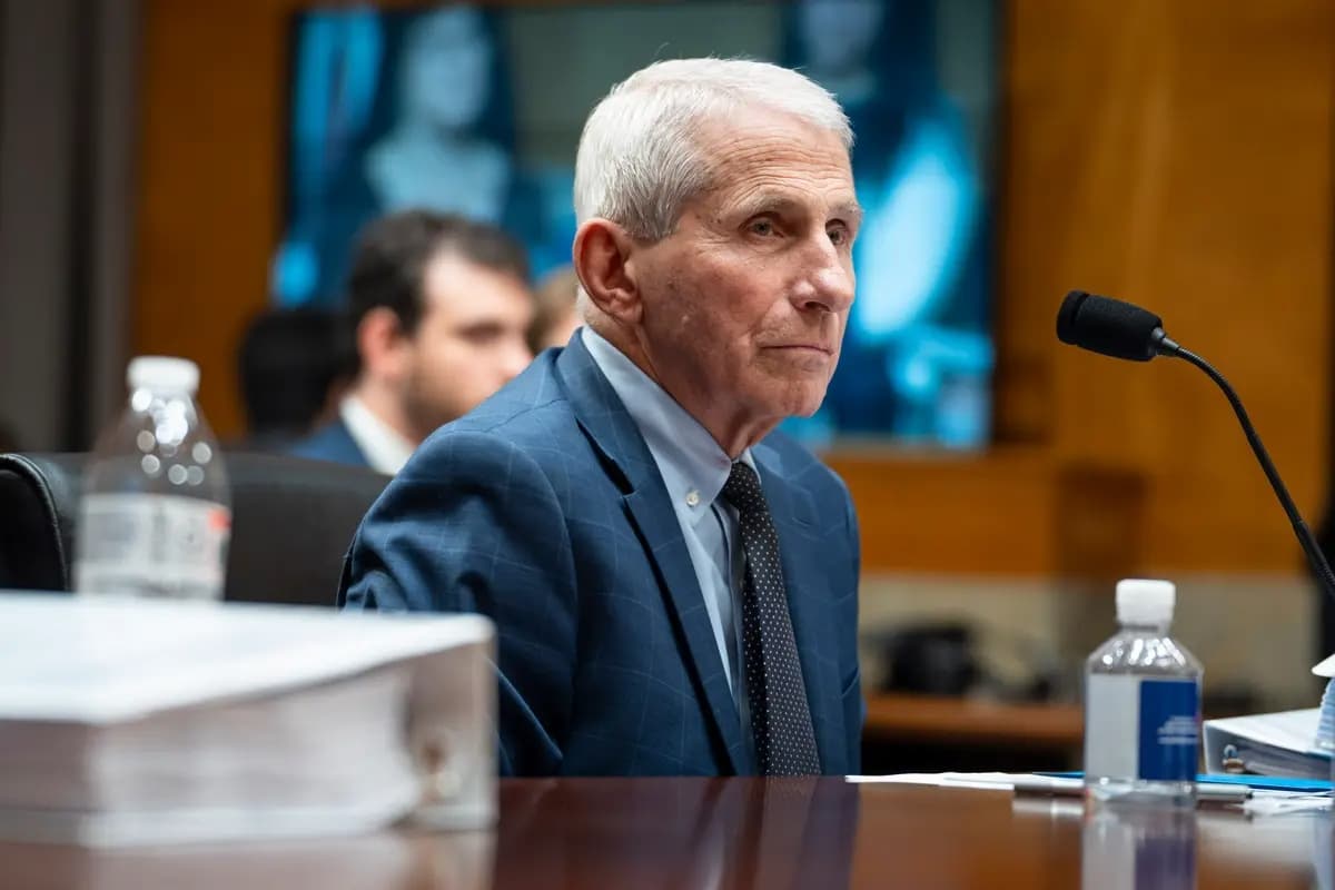 El Dr. Anthony Fauci, exdirector del Instituto Nacional de Alergias y Enfermedades Infecciosas de los Institutos Nacionales de Salud, testifica ante el Comité del Senado sobre Seguridad Nacional y Asuntos Gubernamentales en Washington el 29 de julio de 2026. (Madalina Kilroy/The Epoch Times)