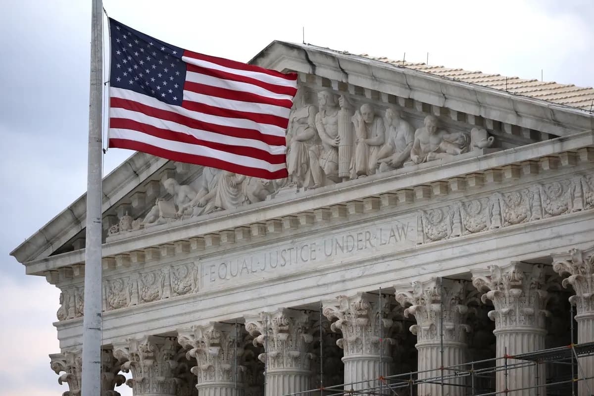 La Corte Suprema en Washington, el 17 de marzo de 2025. (Win McNamee/Getty Images)