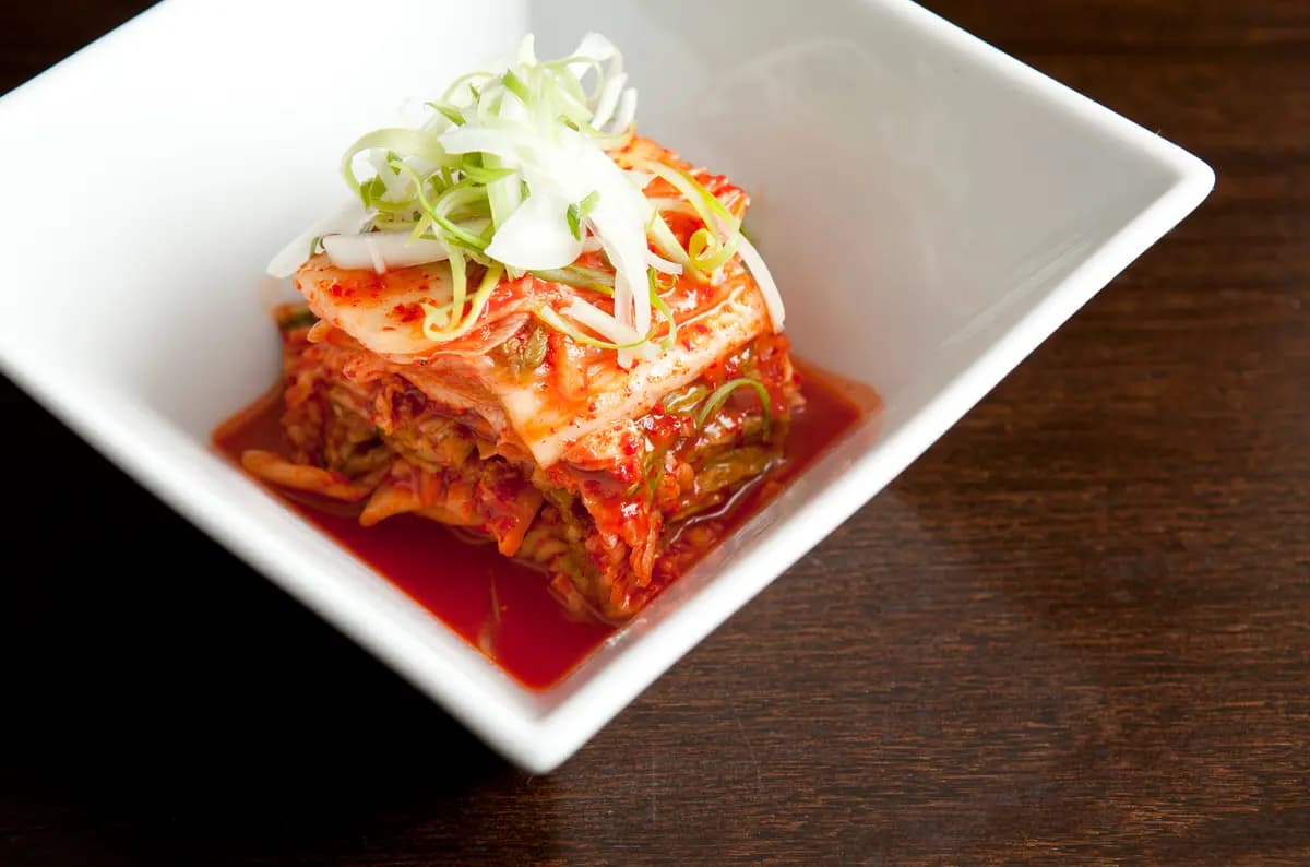 <em>El kimchi, col china fermentada coreana. (Samira Bouaou/Epoch Times).</em>