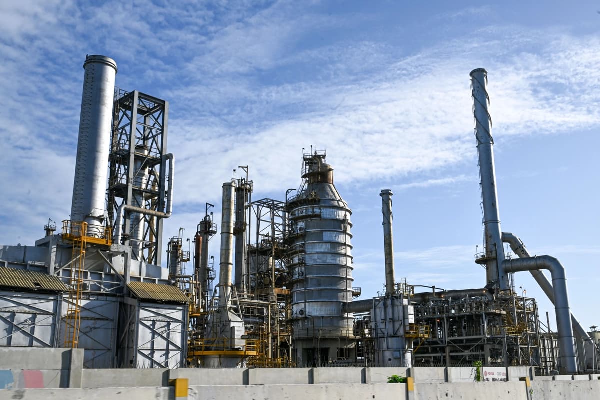 La refinería El Palito en Puerto Cabello, estado de Carabobo, Venezuela, el 22 de enero de 2026. (Ronaldo Schemidt/AFP vía Getty Images)
