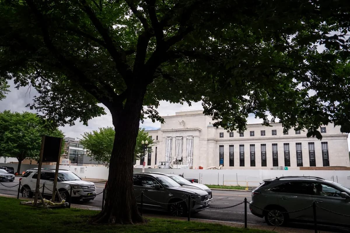 La Reserva Federal en Washington, el 27 de mayo de 2026. (Madalina Kilroy/The Epoch Times)