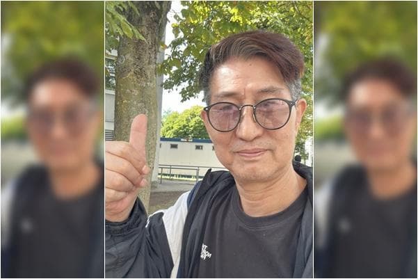 <em>El empresario y activista chino Shen Qijia llega a Alemania para solicitar asilo político el 12 de septiembre de 2026. (Cortesía de Shen Qijia).</em>
