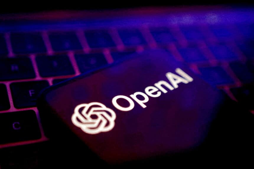 El logotipo de OpenAI el 20 de mayo de 2024. (Dado Ruvic/Ilustración/Reuters).